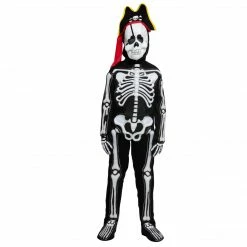 Spooktacular Creations Pirate Skeleton Costume Cosplay - Child Classic Costumes