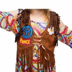 Spooktacular Creations Girl Hippie Cosplay Costume - Child 10 Spooktacular Creations Girl Hippie Cosplay Costume - Child