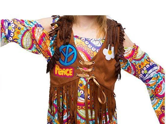 Spooktacular Creations Girl Hippie Cosplay Costume - Child 5 Spooktacular Creations Girl Hippie Cosplay Costume - Child