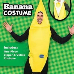 Spooktacular Creations Adult Costumes Banana Costume Set - Adult 10 Spooktacular Creations Adult Costumes Banana Costume Set - Adult