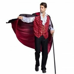 Spooktacular Creations Renaissance Medieval Scary Vampire Cosplay Costume For Men - Adult Adult Costumes