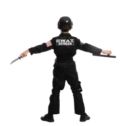 Spooktacular Creations SWAT Officer Costume Role Play Cosplay - Child