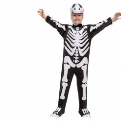 Spooktacular Creations Cartoonish Skeleton T-rex Costume For Role Play Cosplay- Child Child Costumes