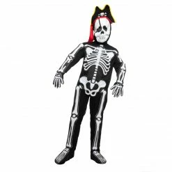 Spooktacular Creations Pirate Skeleton Costume Cosplay - Child Classic Costumes