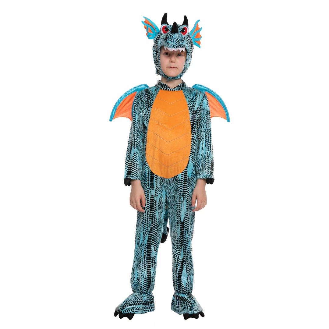 Spooktacular Creations Babies/ Toddlers Blue Dragon Costume Cosplay- Child 4 Spooktacular Creations Babies/ Toddlers Blue Dragon Costume Cosplay- Child
