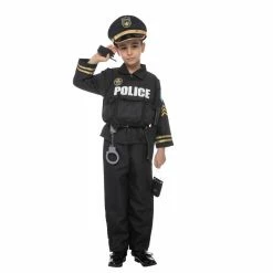 Spooktacular Creations Police Costume For Boys Role Play Cosplay Classic Costumes