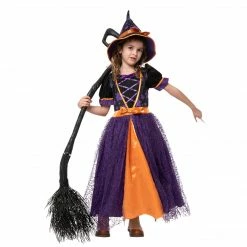 Spooktacular Creations Classic Costumes Purple LED Witch Costume Cosplay - Child 11 Spooktacular Creations Classic Costumes Purple LED Witch Costume Cosplay - Child