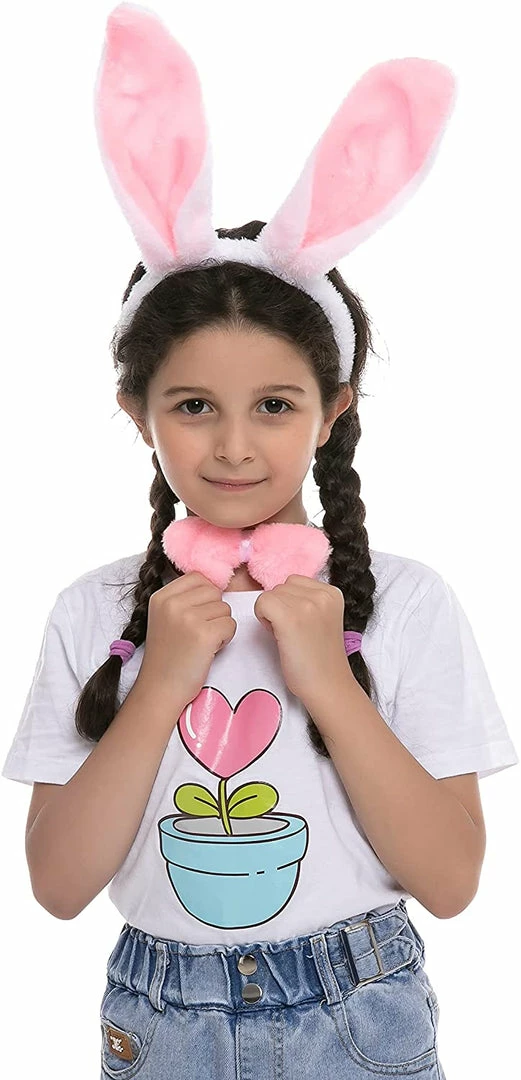 Spooktacular Creations White Bunny Cosplay Accessories Set, 3 Pack Headwear 6 Spooktacular Creations White Bunny Cosplay Accessories Set, 3 Pack Headwear