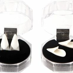 Spooktacular Creations Makeup & Blood Vampire Fangs False Teeth Cosplay Kit , 6 Pcs