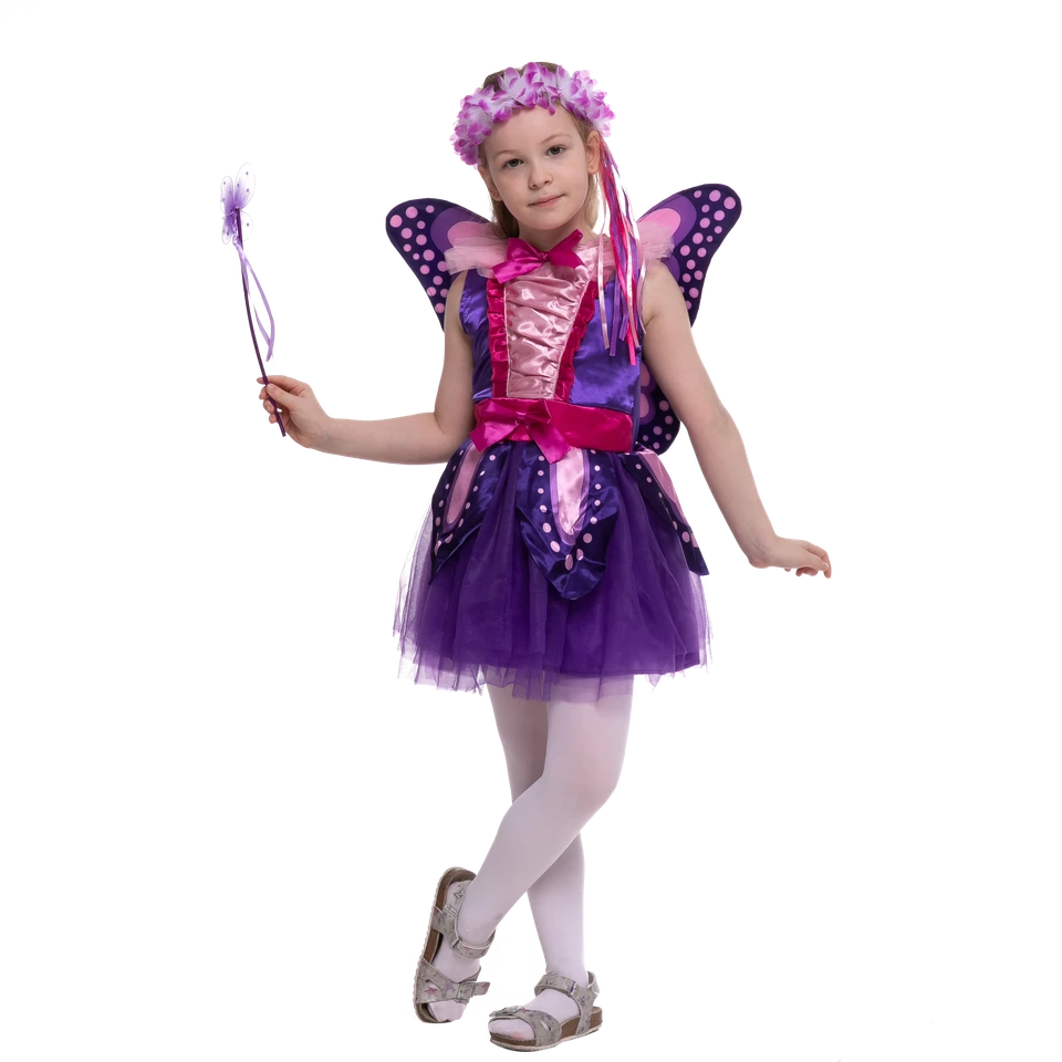 Spooktacular Creations Girl Purple Fairy Costume Cosplay 4 Spooktacular Creations Girl Purple Fairy Costume Cosplay