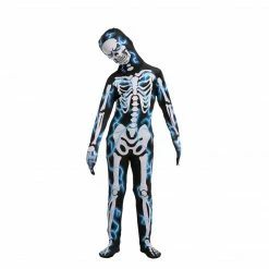 Spooktacular Creations Lightning Second Skin Skeleton Costume Cosplay- Child Child Costumes