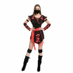 Spooktacular Creations Adult Costumes Women's Ninja Short Pants Costume Role Play Cosplay
