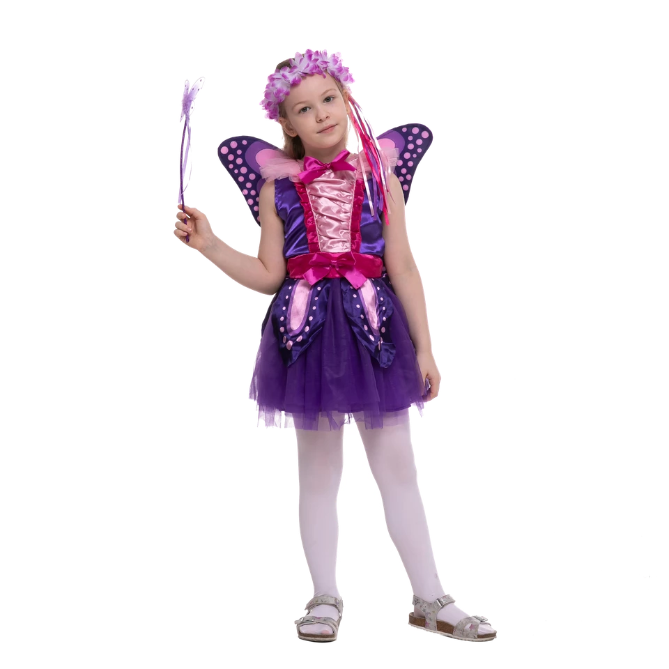 Spooktacular Creations Girl Purple Fairy Costume Cosplay 6 Spooktacular Creations Girl Purple Fairy Costume Cosplay