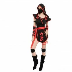 Spooktacular Creations Adult Costumes Women's Ninja Short Pants Costume Role Play Cosplay