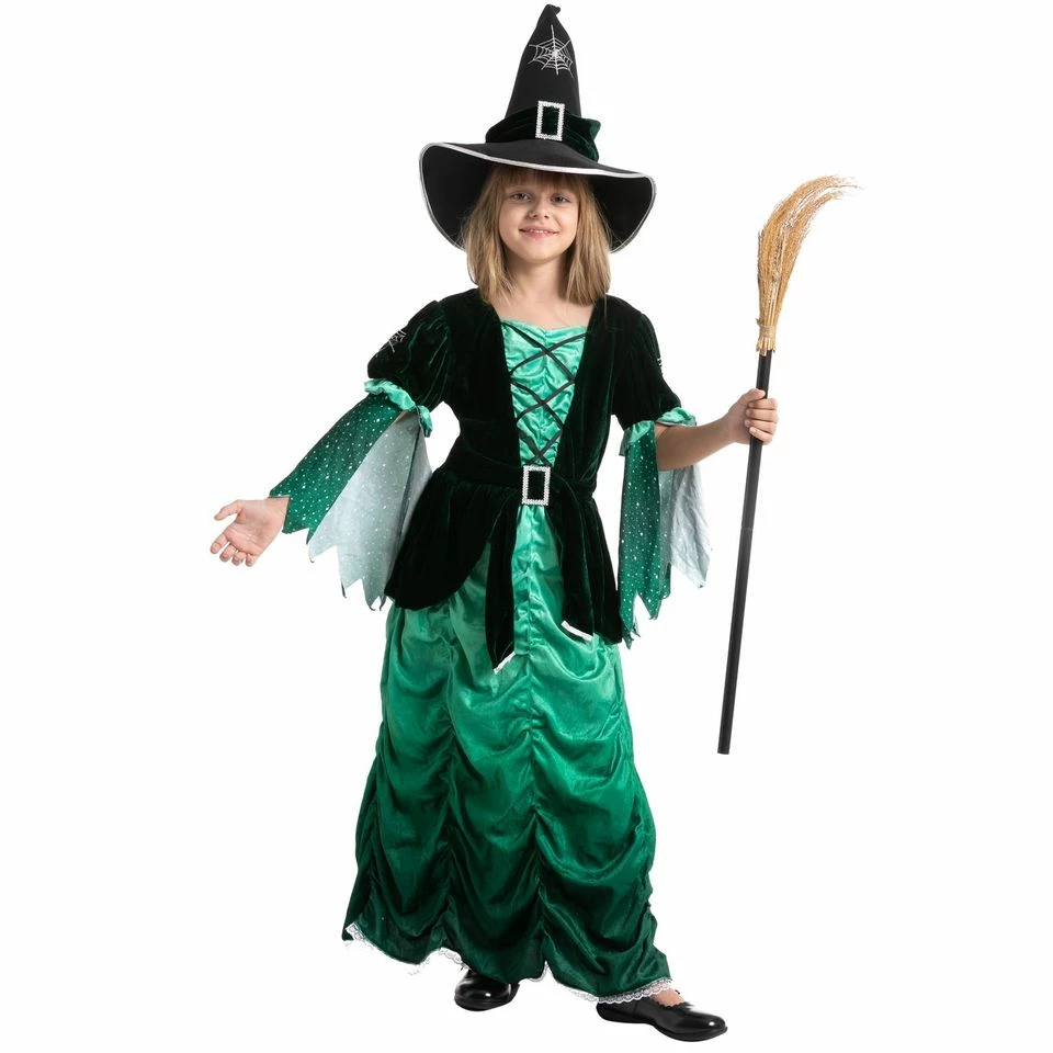 Spooktacular Creations Wicked Green Witch Costume Cosplay - Child 11 Spooktacular Creations Wicked Green Witch Costume Cosplay - Child