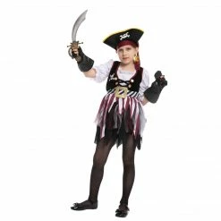 Spooktacular Creations Girls Pirate Costume For Role Play Cosplay