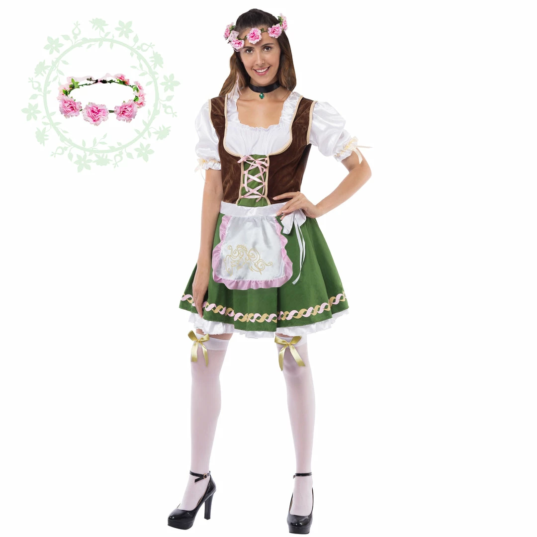 Spooktacular Creations Matching Costumes Women's German Oktoberfest Costume Set Cosplay - Adult 3 Spooktacular Creations Matching Costumes Women's German Oktoberfest Costume Set Cosplay - Adult