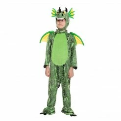 Spooktacular Creations Green Dragon Costume Cosplay - Child