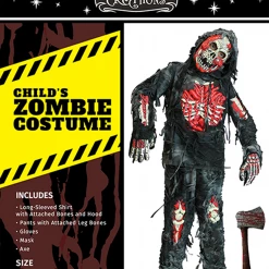 Spooktacular Creations Scary Costumes Zombie Costume Cosplay - Child