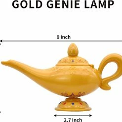 Spooktacular Creations Props Genie Lamp Cosplay Costume Accessory, 1 Pack 9 Spooktacular Creations Props Genie Lamp Cosplay Costume Accessory, 1 Pack