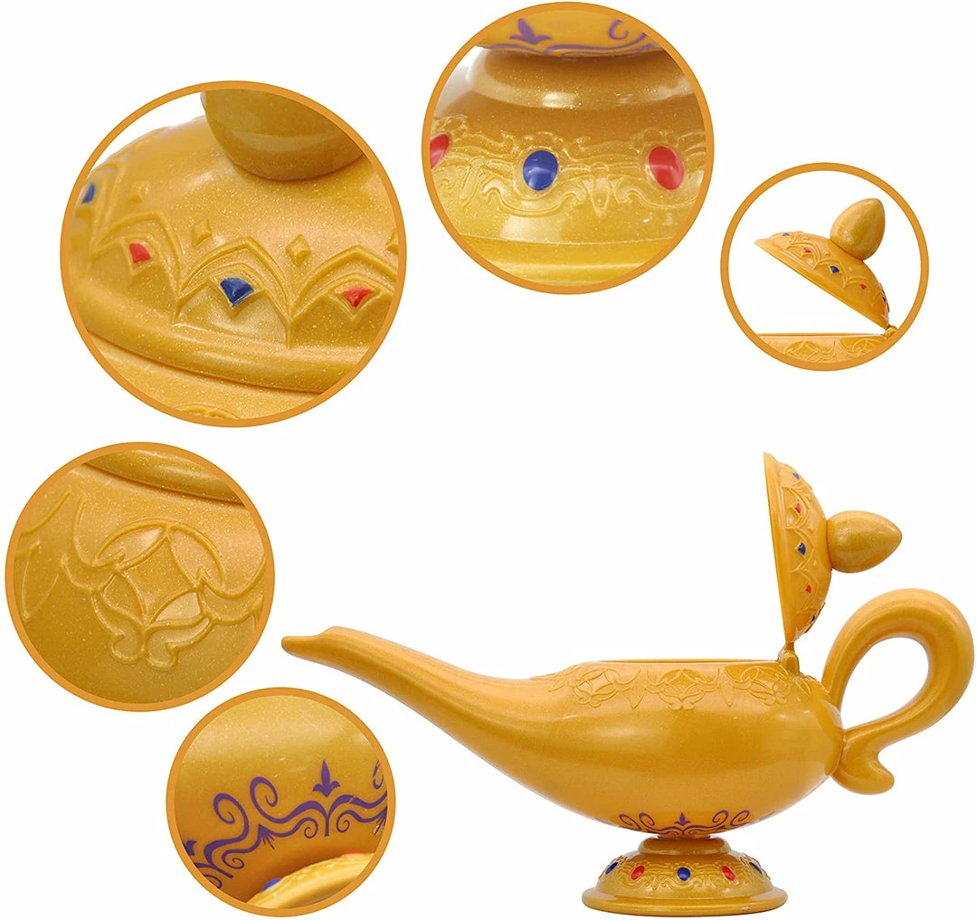 Spooktacular Creations Genie Lamp Cosplay Costume Accessory, 2 Pack Props 5 Spooktacular Creations Genie Lamp Cosplay Costume Accessory, 2 Pack Props