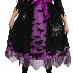 Spooktacular Creations Classic Costumes Bat Witch Costume (Purple) - Child 11 Spooktacular Creations Classic Costumes Bat Witch Costume (Purple) - Child