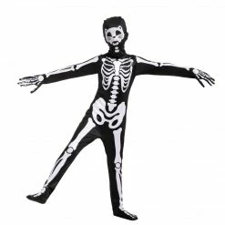 Spooktacular Creations Cat Second Skin Skeleton Costume For Role Play Cosplay- Child Child Costumes