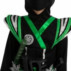 Spooktacular Creations Green Ninja Costume For Role Play Cosplay- Child Classic Costumes 8 Spooktacular Creations Green Ninja Costume For Role Play Cosplay- Child Classic Costumes