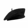 Spooktacular Creations Black Beret Hat - Adult