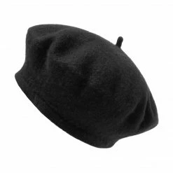 Spooktacular Creations Black Beret Hat - Adult