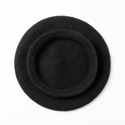 Spooktacular Creations Black Beret Hat - Adult