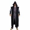 Spooktacular Creations Master Of Dark With Hooded Robe Cloak Tunic Cosplay Costume- Adult 1 Spooktacular Creations Master Of Dark With Hooded Robe Cloak Tunic Cosplay Costume- Adult