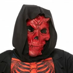 Spooktacular Creations Red Skull Reaper Costume For Boys Cosplay - Child Child Costumes
