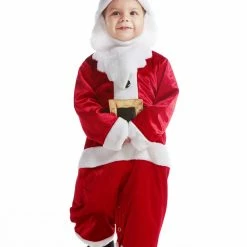 Spooktacular Creations Child Costumes Christmas Santa Costume Set - Child
