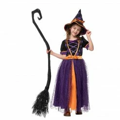 Spooktacular Creations Classic Costumes Purple LED Witch Costume Cosplay - Child 13 Spooktacular Creations Classic Costumes Purple LED Witch Costume Cosplay - Child