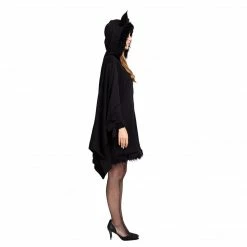 Spooktacular Creations Woman¡¯s Black Bat Zip Hoodie Cosplay Costume - Adult Animal Costumes