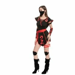Spooktacular Creations Adult Costumes Women's Ninja Short Pants Costume Role Play Cosplay