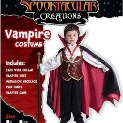 Spooktacular Creations Child Costumes Gothic Vampire Costume Set Cosplay- Boys 10 Spooktacular Creations Child Costumes Gothic Vampire Costume Set Cosplay- Boys