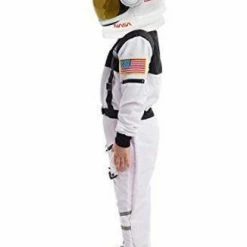 Spooktacular Creations Child Costumes Astronaut NASA Pilot Costume With Movable Visor Helmet For Kids