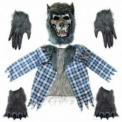 Spooktacular Creations Werewolf Deluxe Costume Set For Children